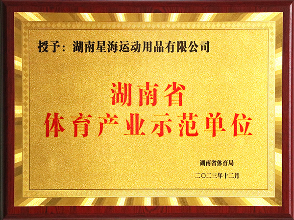 湖南省體育產業示范單位